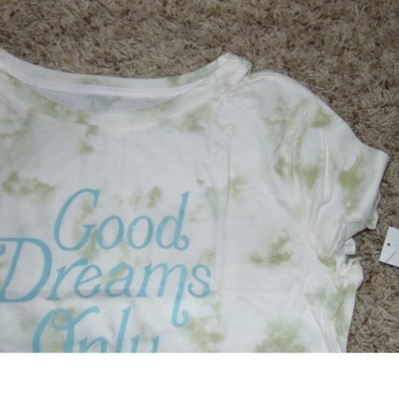 Womens Pajamas Green Small Good Dreams Only Top & Shorts Lauren Conrad Summer - Picture 7 of 9